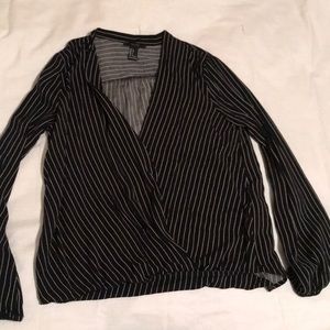 Low cut fashion blouse